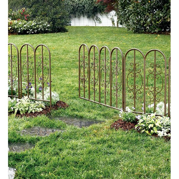 Wrought Iron Garden Fence Wayfair