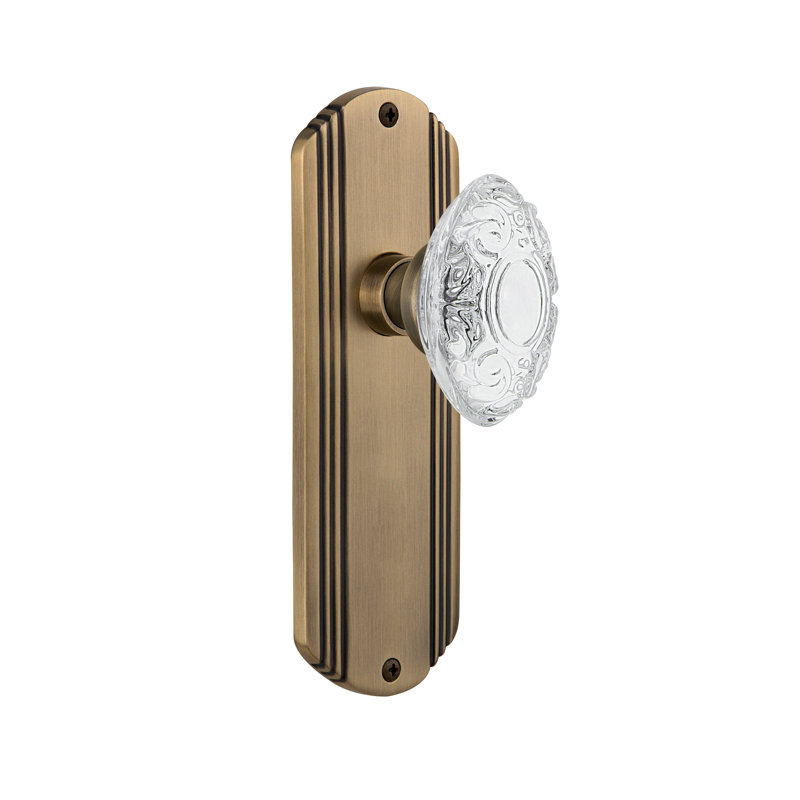 Nostalgic Warehouse Crystal Victorian Single Dummy Door Knob With
