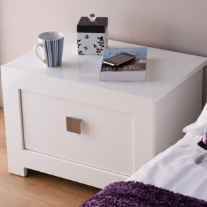 Nachttisch Lorne mit Schublade von All Home