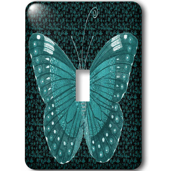 3drose Pretty Butterfly 1 Gang Toggle Light Switch Wall Plate Wayfair