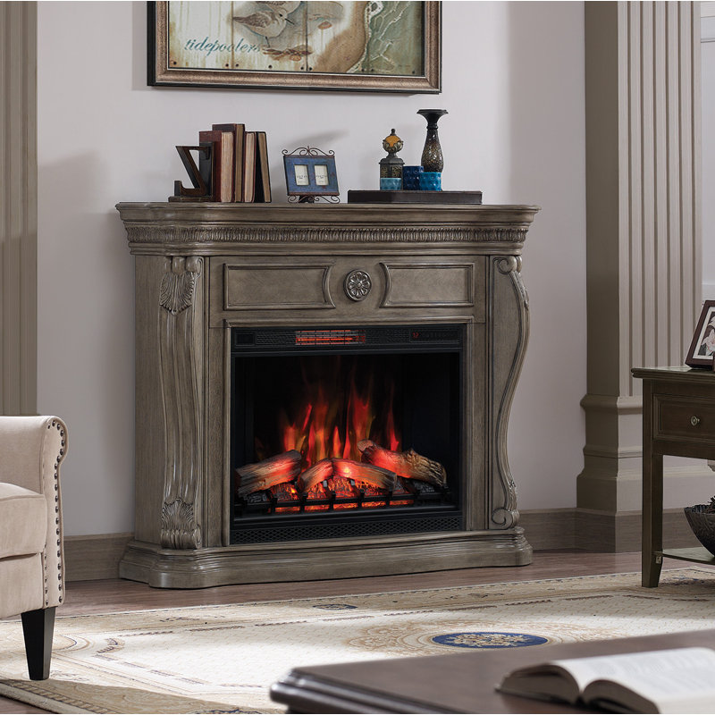 Astoria Grand Gardiner Wall Mantel Electric Fireplace Wayfair