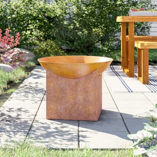 Kobe Steel Wood Burning Fire Pit By Sol 72 Outdoor