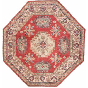 One-of-a-Kind Gazni Hand-Knotted Red Area Rug