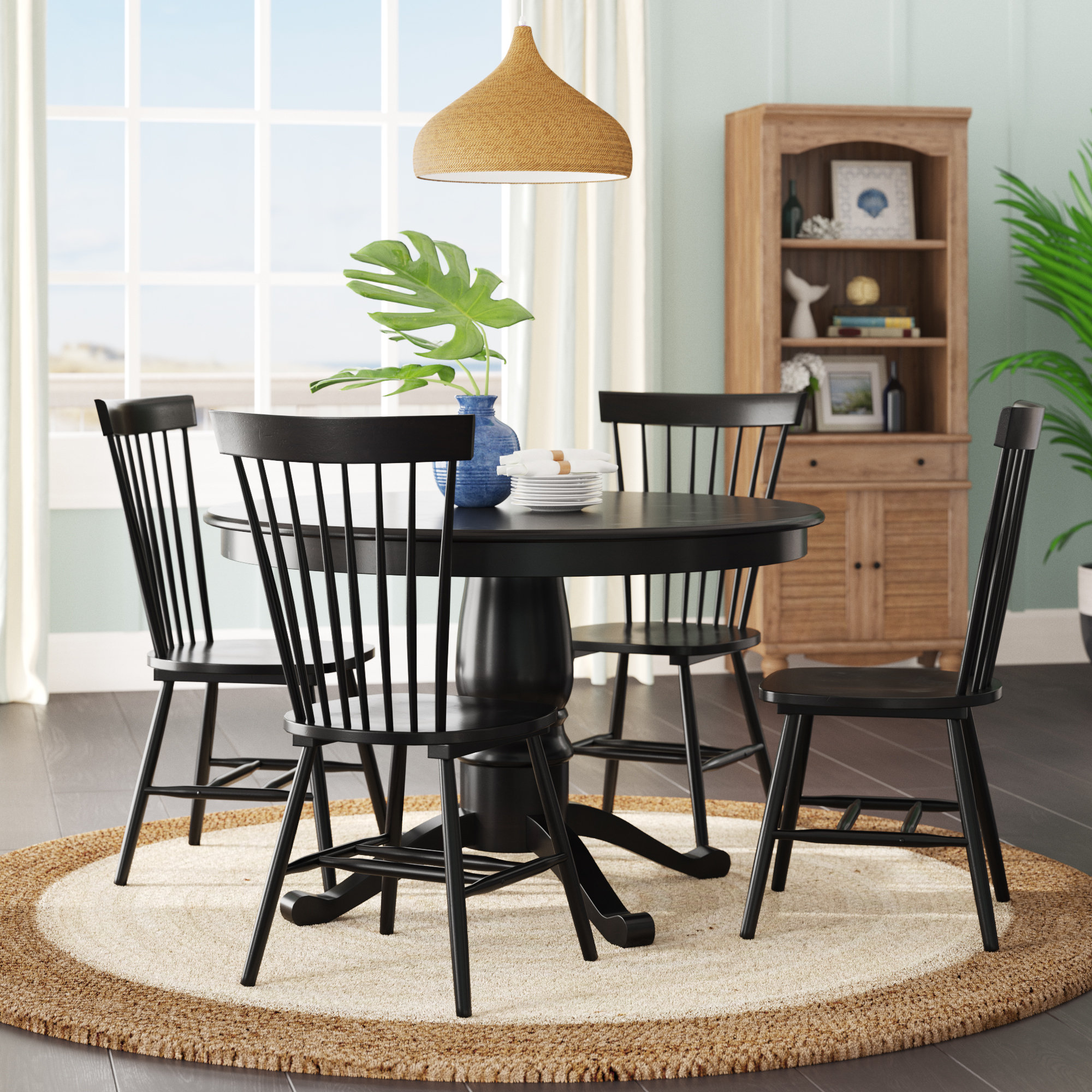 Beachcrest Home Royal Palm Beach 5 Piece Dining Set Reviews Wayfair