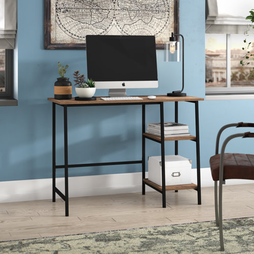 Schreibtisch AMESBURY von WILLISTON FORGE Schwarz/Braun