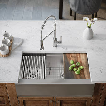 Barclay Pierina 30 L X 19 W Drop In Kitchen Sink Reviews Wayfair
