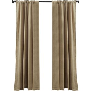 Lindenwold Burlap Curtain Panels (Set of 2)