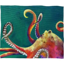 Cozy Octopus Blanket for Children Pocket Style Kids Tail Blanket Made of 