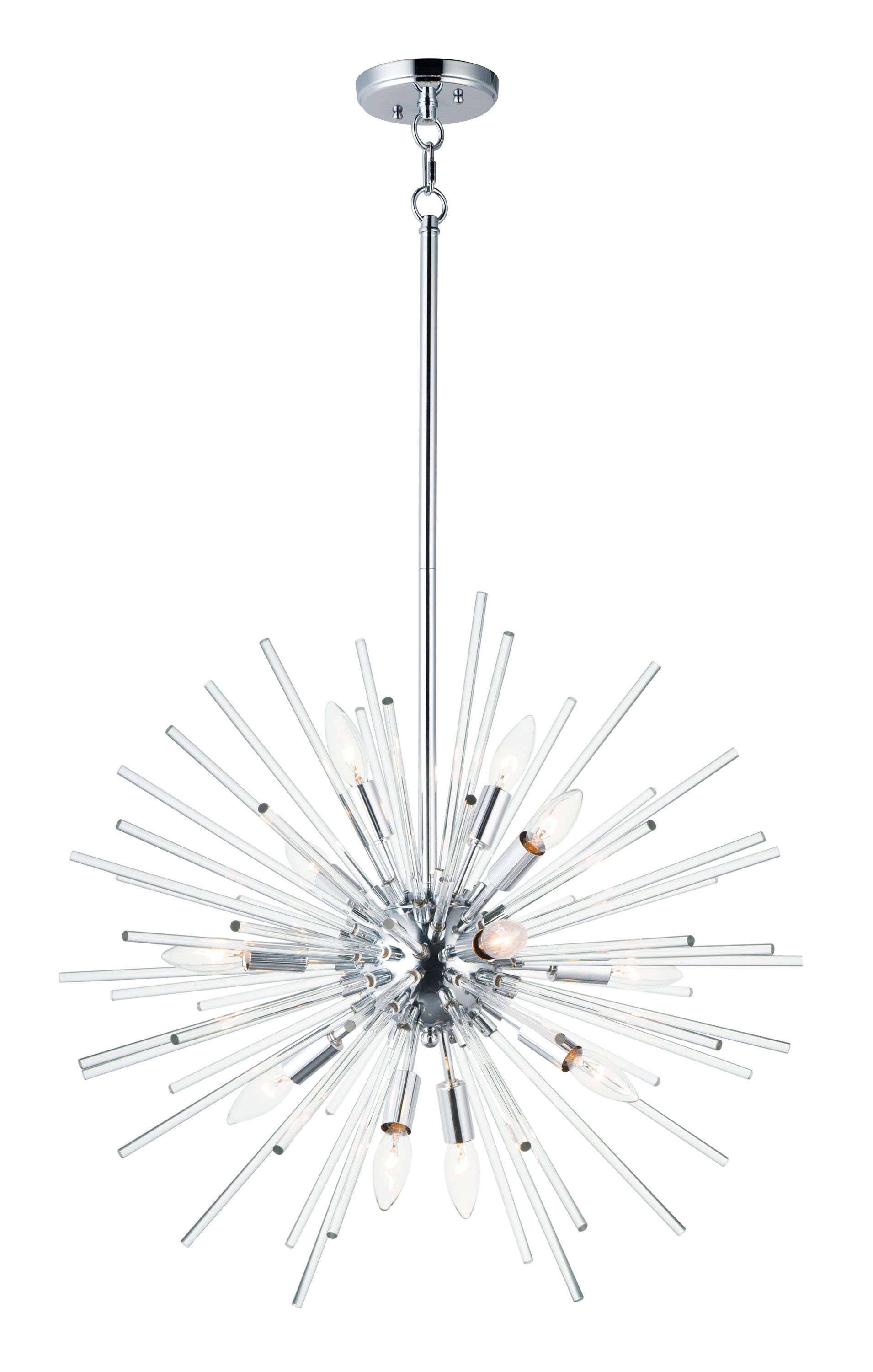 Ivy Bronx Stanfield 12 Light Sputnik Sphere Chandelier With Light Sputnik Sphere Chandelier