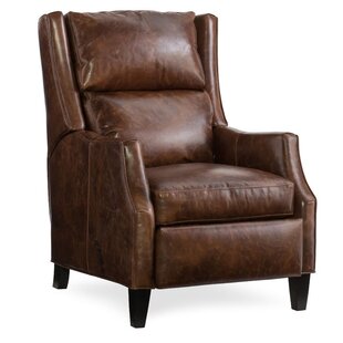 Thomas Leather Power Recliner By Bradington-Young