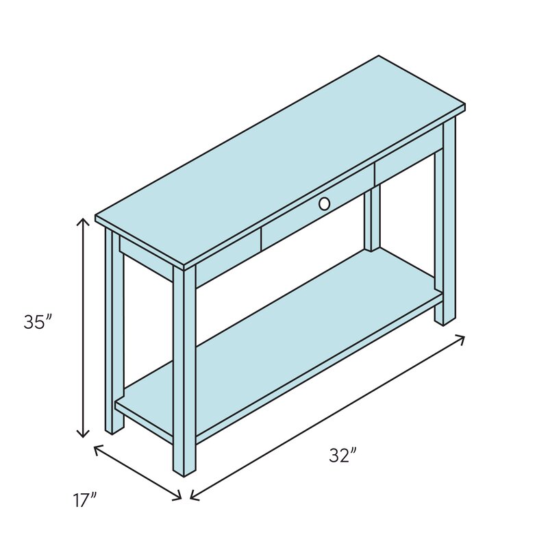 wall console table