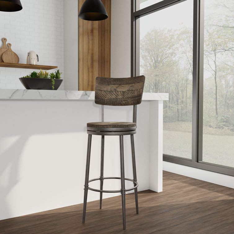 hull low back counter stool