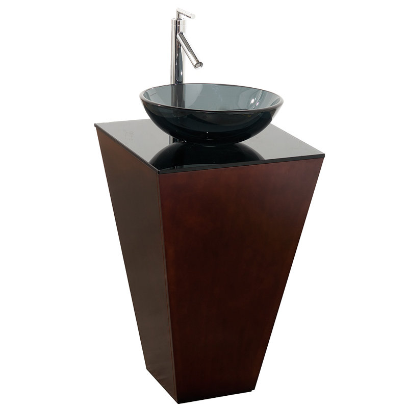 Wyndham Collection Esprit 20 1 Single Pedestal Bathroom Vanity Set Esprit 20 1 Single Pedestal Bathroom Vanity Set With Mirror