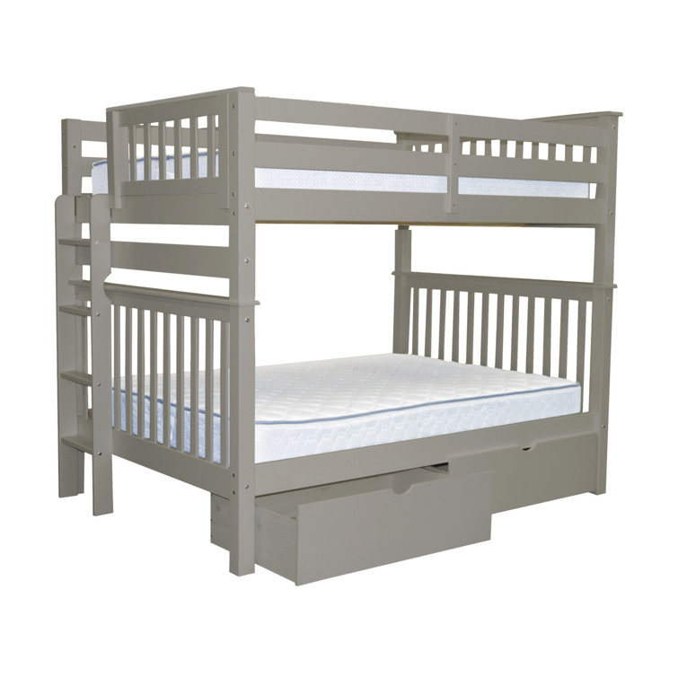 full size single bunk beds