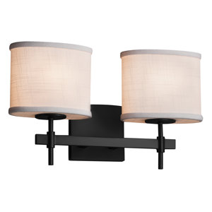 Textile Union 2 Light LED Oval Vanity Light