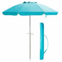 Caribbean Joe 7 Foot Beach Umbrella With UV and Carrying Case CJ-TUVC84