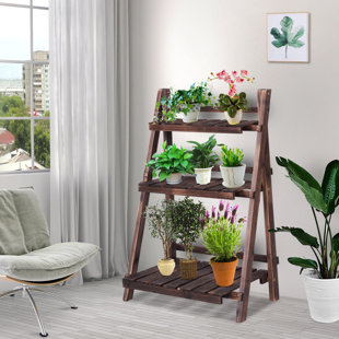 Outdoor Planter Stands You Ll Love In 2019 Wayfair 3 Tier Outdoor 37 X 24 Flower Pot Plant Stand