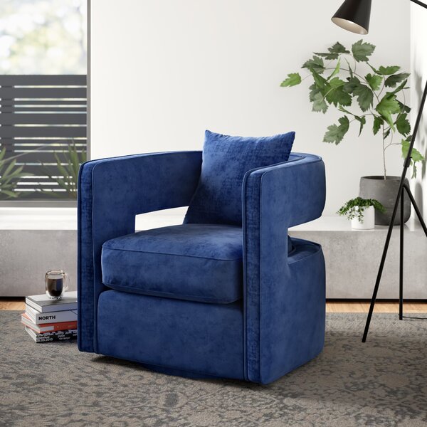 Jeremiah Swivel Barrel Chair Reviews Allmodern