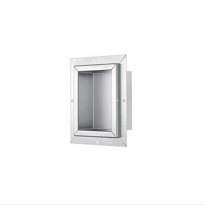 stainless steel shower niche single organizer bathroom niche shelf