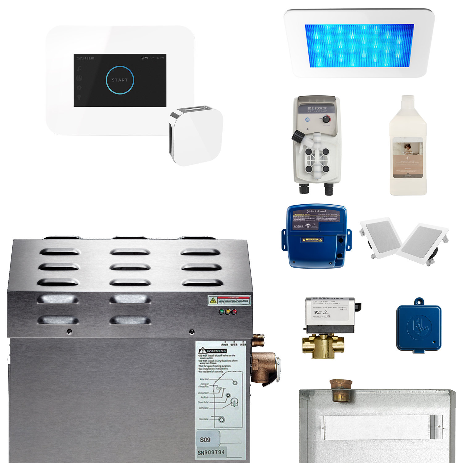 Mr Steam E Series 7 5kw Steam Generator Package Wayfair