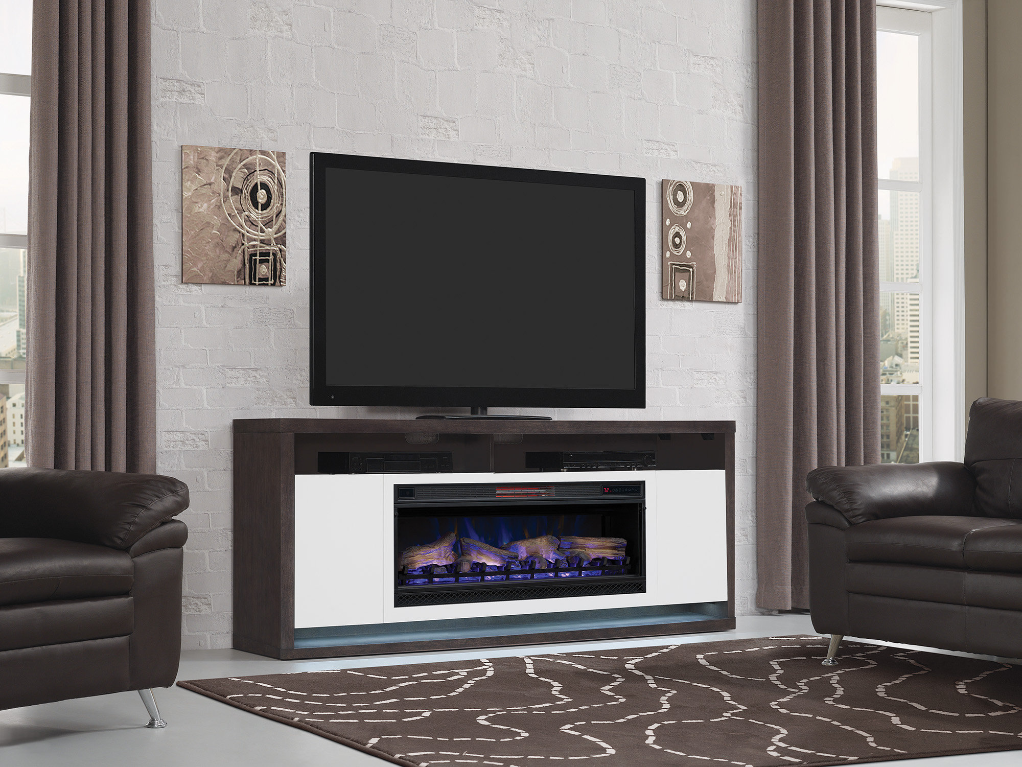 Wickersham Tv Stand For Tvs Up To 78 With Fireplace