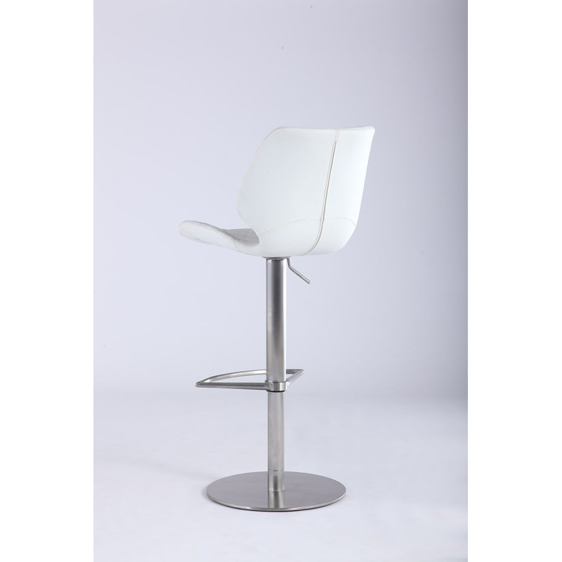 Latitude Run Mesirow Adjustable Height Swivel Bar Stool Wayfair