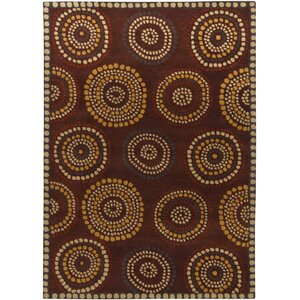 Castlekeep Dark Brown Area Rug