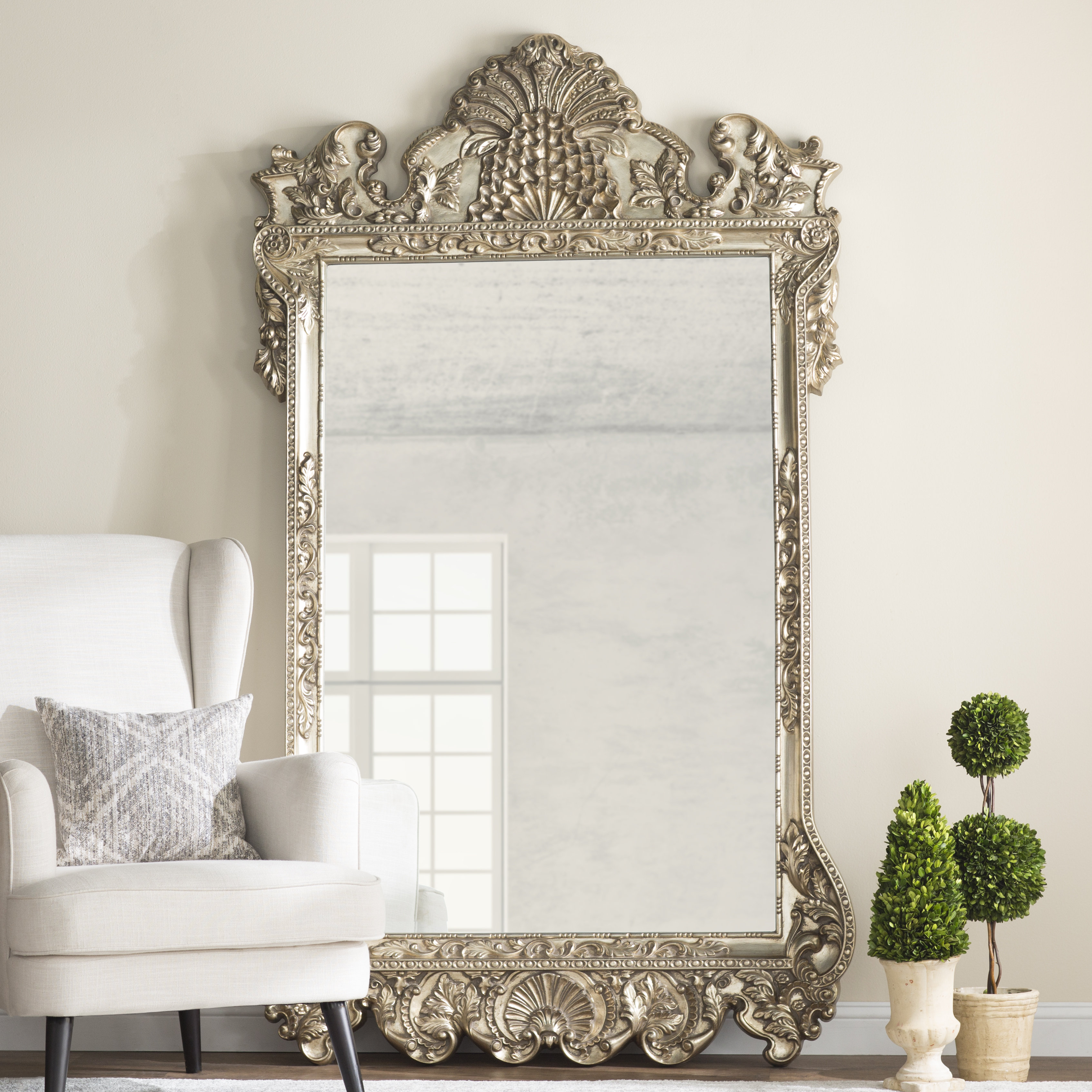 Astoria Grand Traditional Beveled Full Length Mirror
