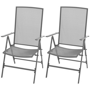 Mesh Garden Chairs Wayfair Co Uk Axel Reclining Garden Chair Set Of 2