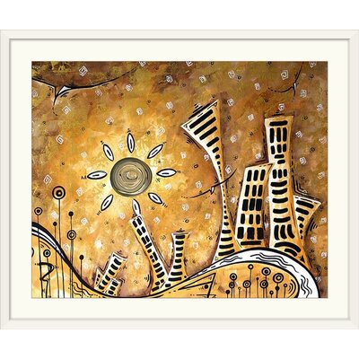 'Frosted City' by Megan Duncanson Graphic Art Print George Oliver Size: 24