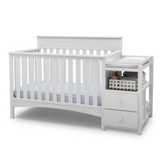 Dream On Me Brody 5 In 1 Convertible Crib With Changer