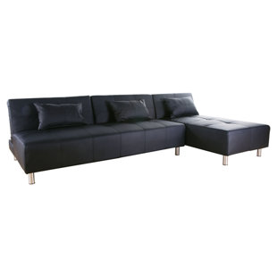 Modern Contemporary Click Black Sofa Bed Queen Allmodern Quickview