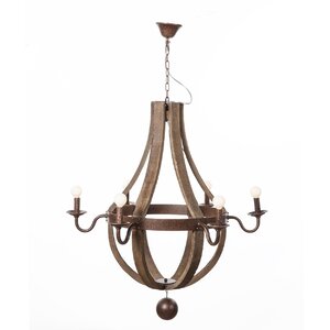 Hvitsen 6-Light Candle-Style Chandelier