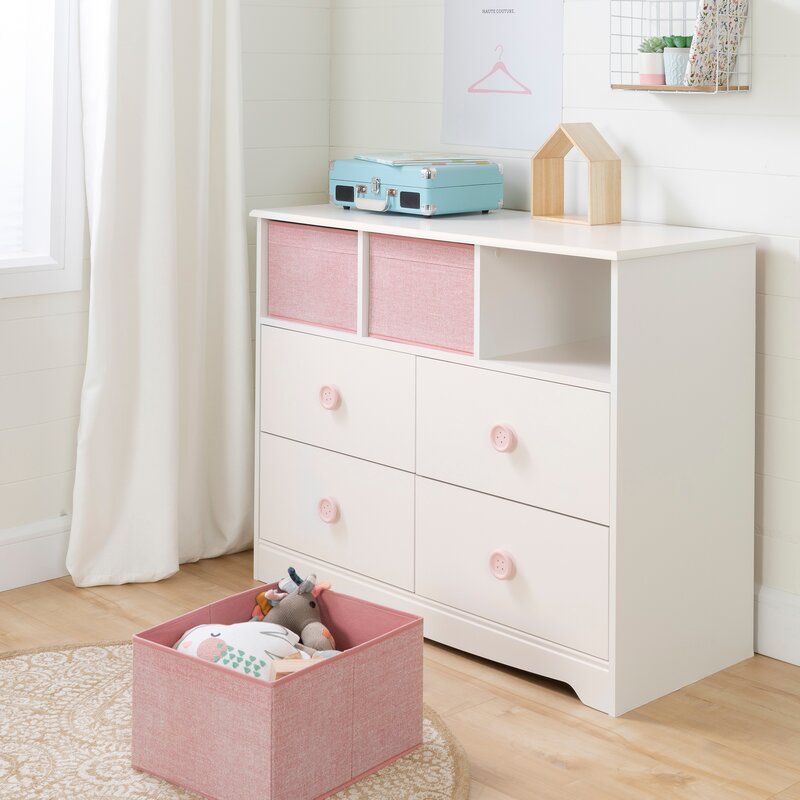 South Shore Sweet Piggy 4 Drawer Dresser With Cubbies Reviews