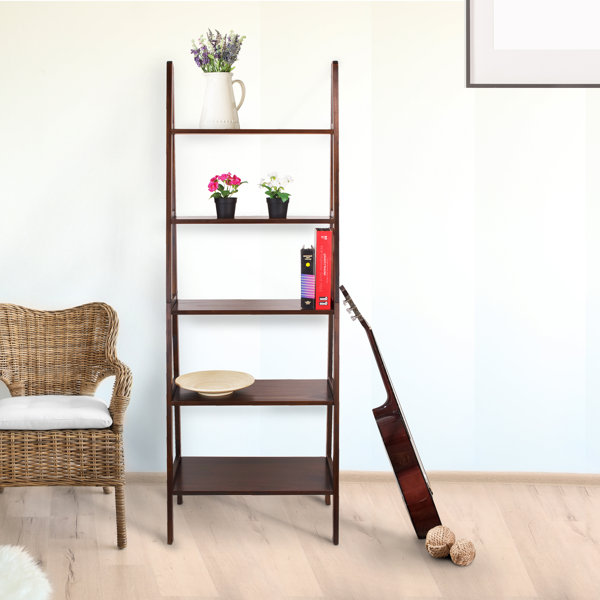 Reclaimed Wood Ladder Shelf Wayfair