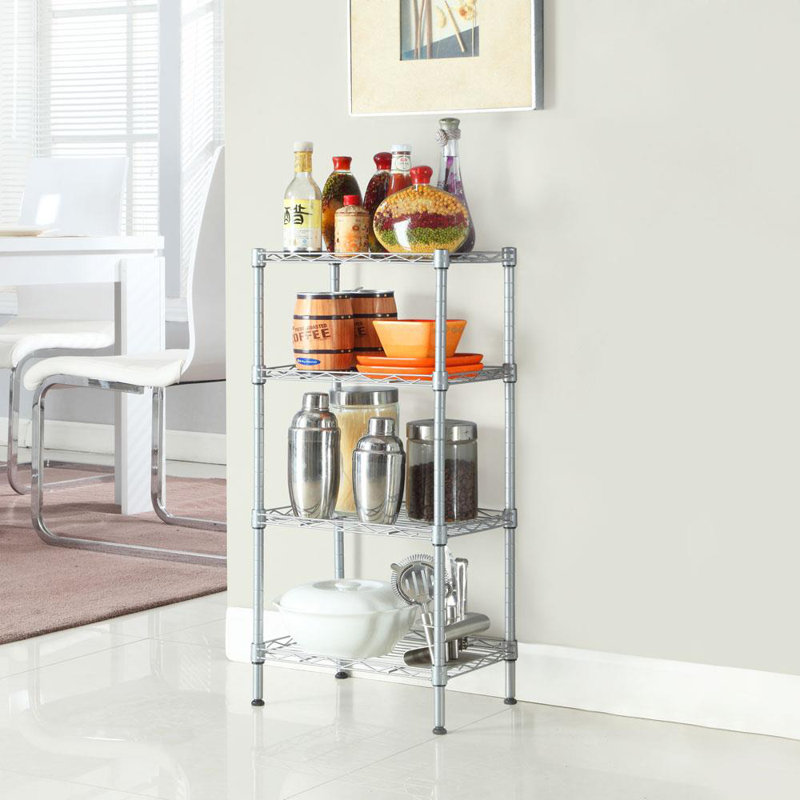Rebrilliant Withrow 32 H X 14 W Corner Shelves Storage Unit Reviews Wayfair