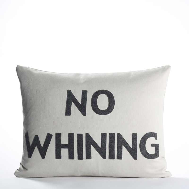 Alexandra Ferguson House Rules No Whining Throw Pillow Reviews