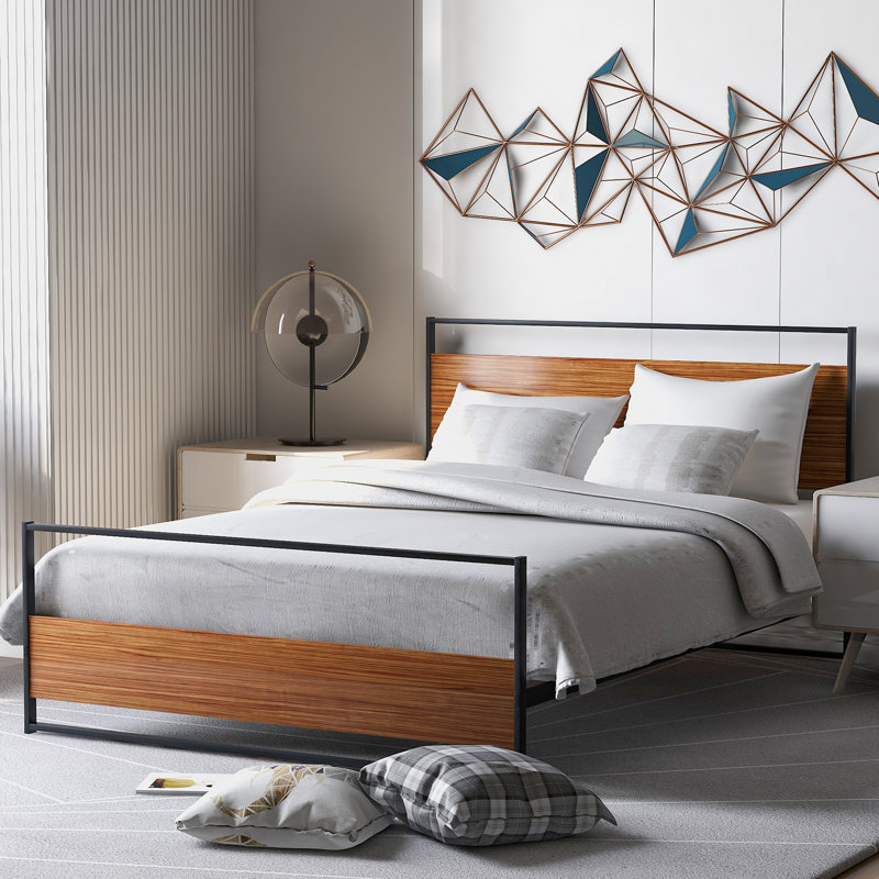 17 Stories Guilford Full Double Low Profile Platform Bed Wayfair