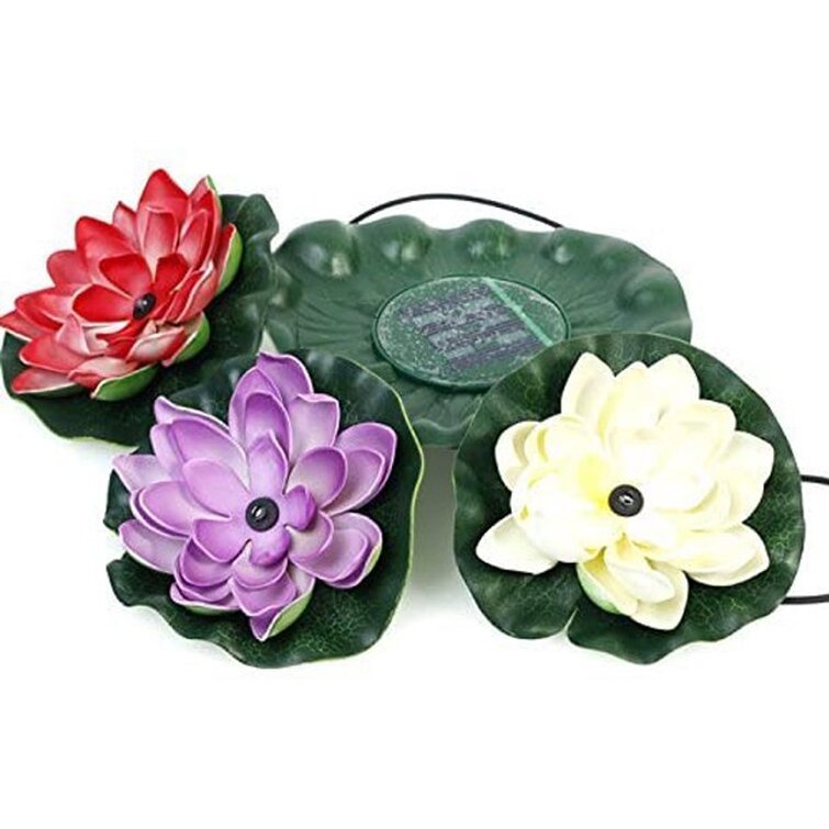 Floating Lotus Lights Water Lily Candles Light For Pool Festival Nigh 6 Pcs 