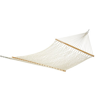 Go to store & view more images Highland Dunes Hallberg Rope Polyester Tree Hammock