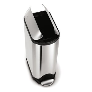 Stainless Steel 11.9 Gallon Step On Trash Can