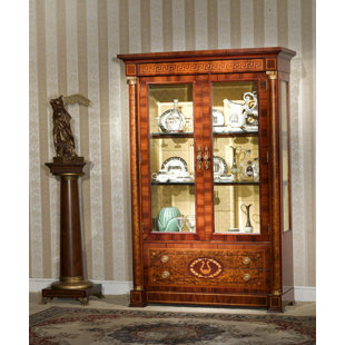 Ocilla Lighted Curio Cabinet