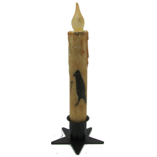 Battery Operated Timer Candles Wayfair Crow Taper Candle