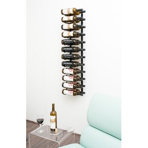 24 Bottle Metal Wall Mounted Wine Rack