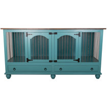 green dog crate