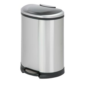 Stainless Steel 13.2 Gallon Step On Trash Can