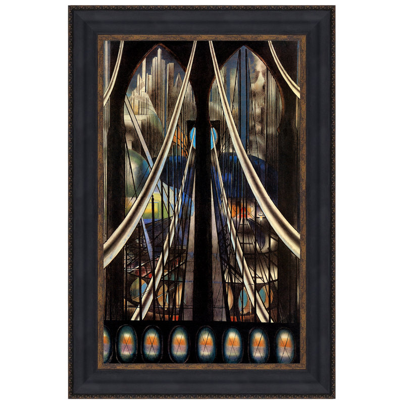 Design Toscano The Brooklyn Bridge 1922 By Joseph Stella Framed