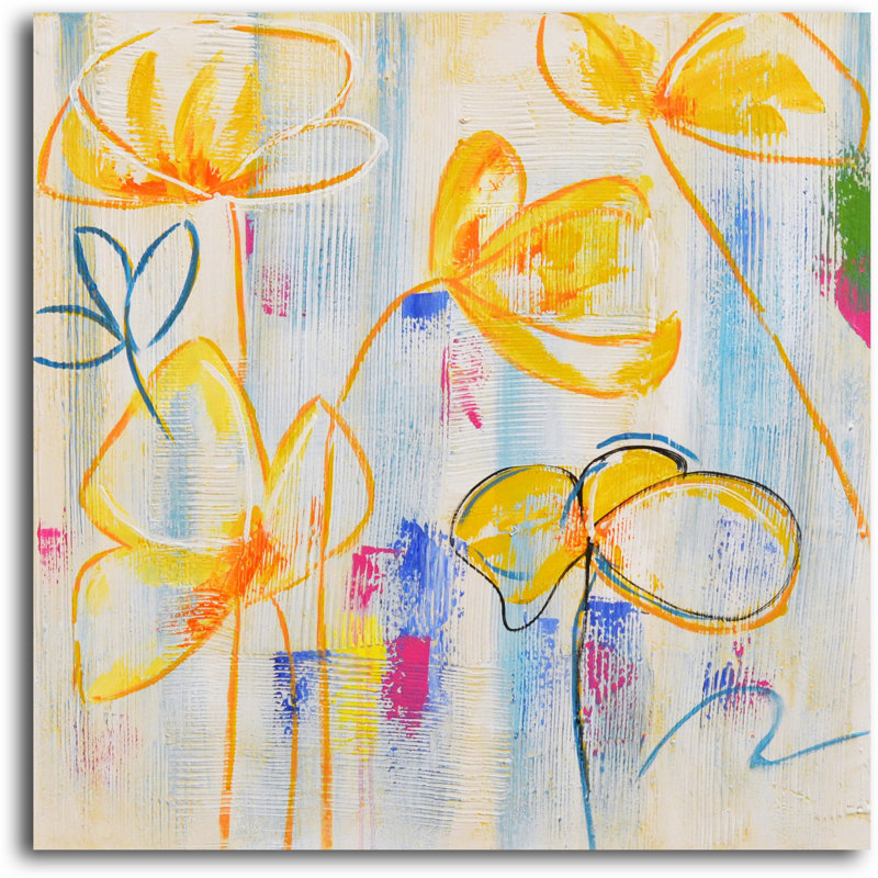 Omax Decor Sunflower Supreme 2 Piece Painting Set On Wrapped
