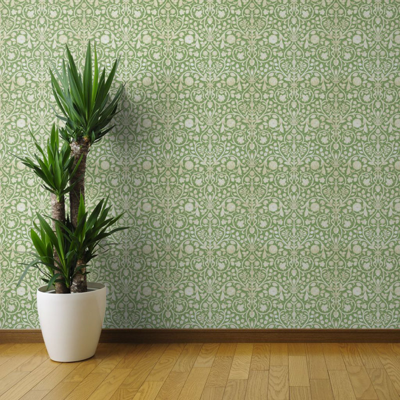 Sean Damask Removable Peel And Stick Wallpaper Roll Joss Main