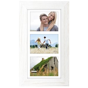 Rough White Manhat Picture Frame